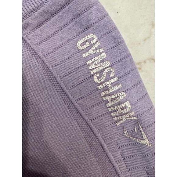 Gymshark Energy Seamless High-Waisted Leggings Lavender Size 2 - Picture 9 of 9
